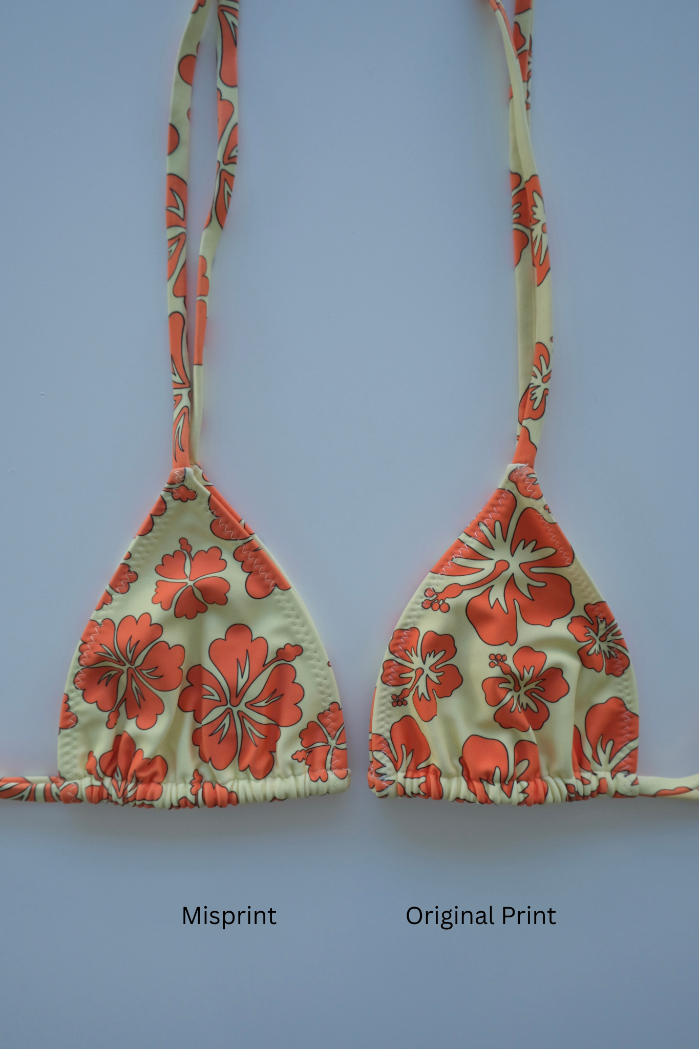 [MISPRINT] TATUM TRIANGLE BIKINI TOP | HIBISCUS