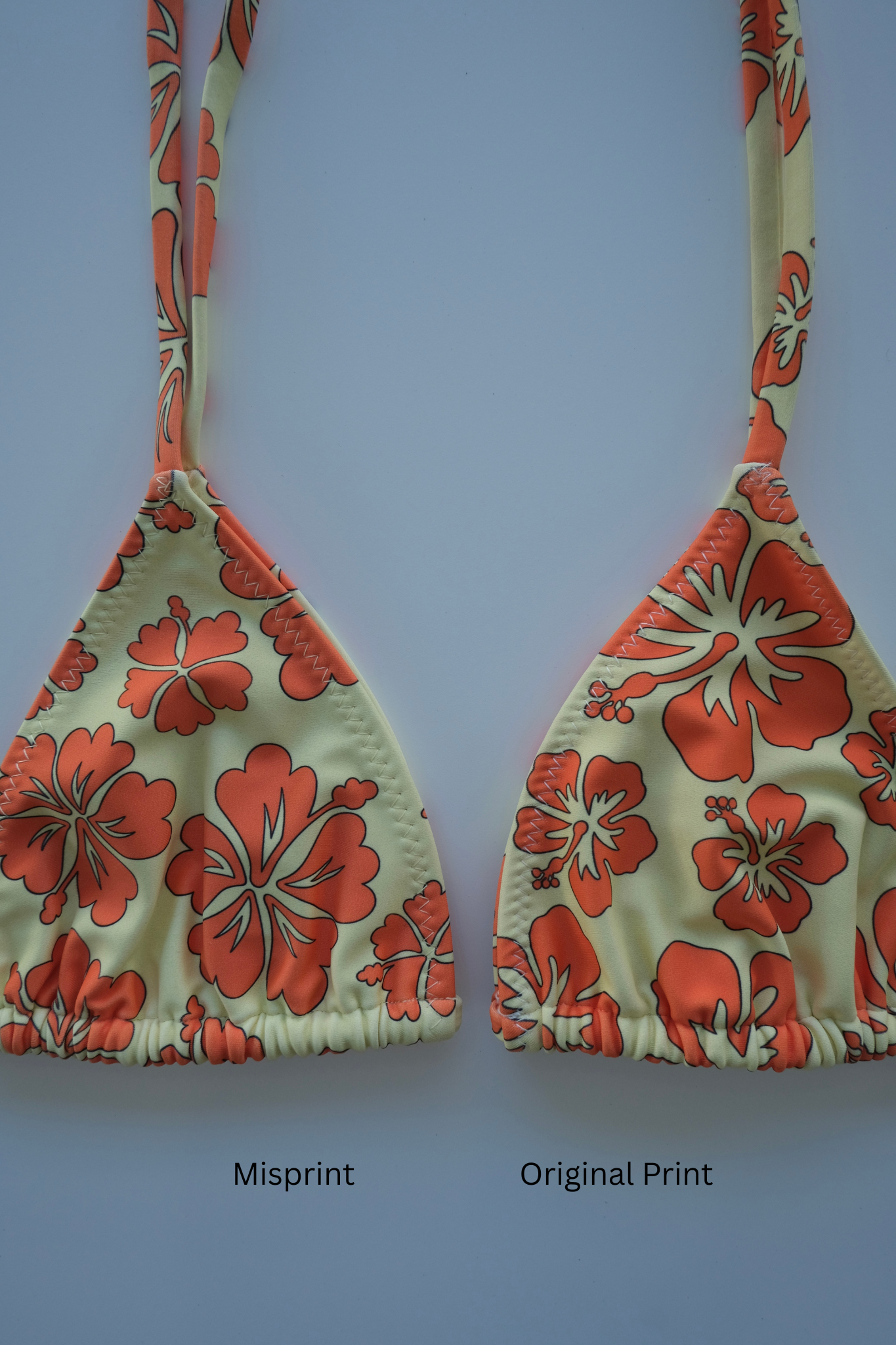 [MISPRINT] TATUM TRIANGLE BIKINI TOP | HIBISCUS