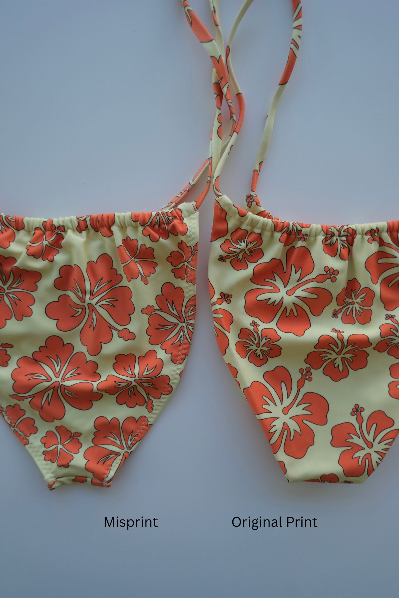 [MISPRINT] TANGO STRING BIKINI BOTTOMS | HIBISCUS